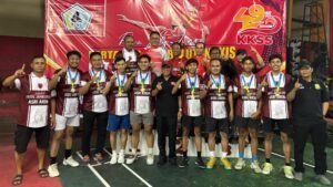 IKAMA Unggul Atas Kebugis di Final Ganda Beregu Putra Turnamen Bulutangkis HUT KKSS ke-49
