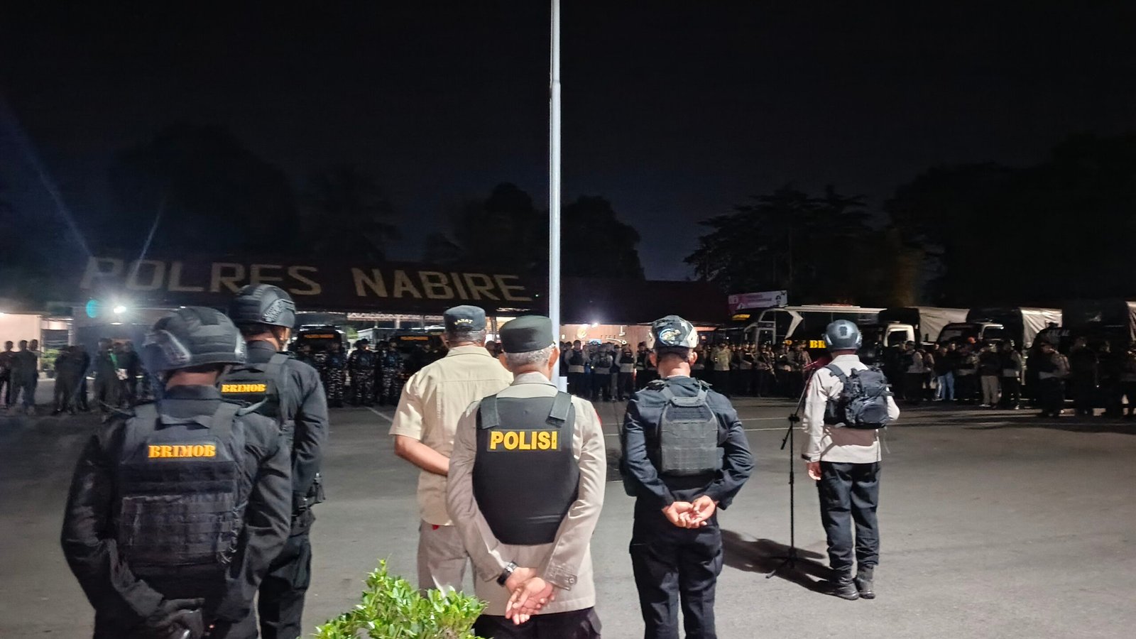 Polres Nabire Gelar Apel Gabungan Jelang 1 Desember, Anggota Diminta Fokus Jaga Kamtibmas