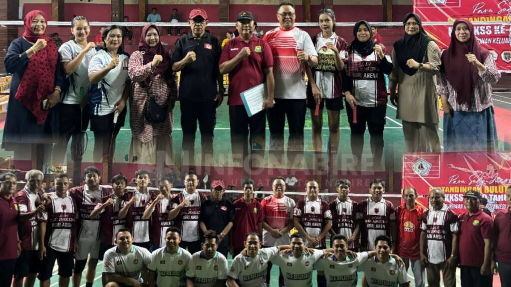 HUT KKSS ke-49 di Nabire: BPW dan BPD KKSS Resmi Menutup Final Bulutangkis Antar Pilar