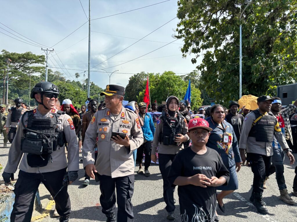FRP, Mahasiswa dan Pelajar Duduki Kantor DPRP Papua Tengah Saat Peringati Hari HAM