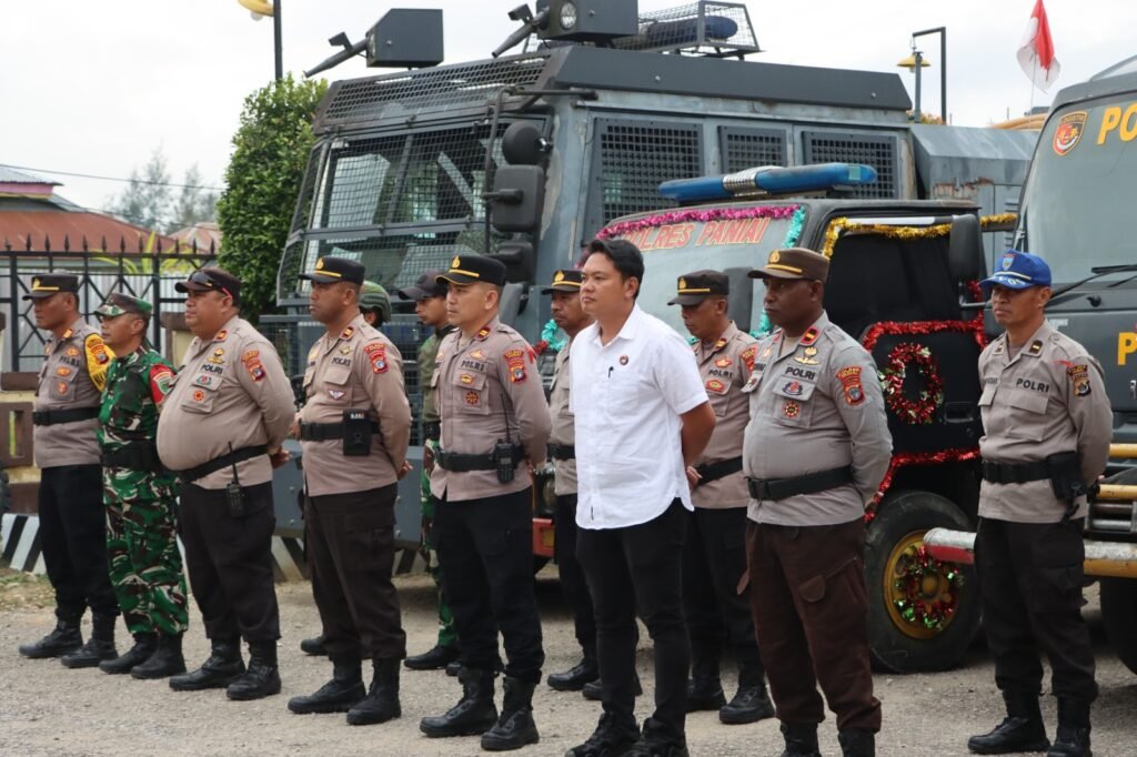 Operasi Lilin Noken 2025 Dimulai, Polres Paniai Gelar Apel Pasukan