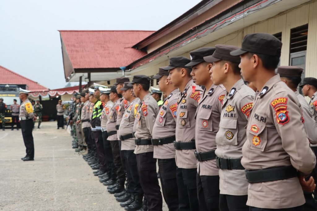 Operasi Lilin Noken 2025 Dimulai, Polres Paniai Gelar Apel Pasukan