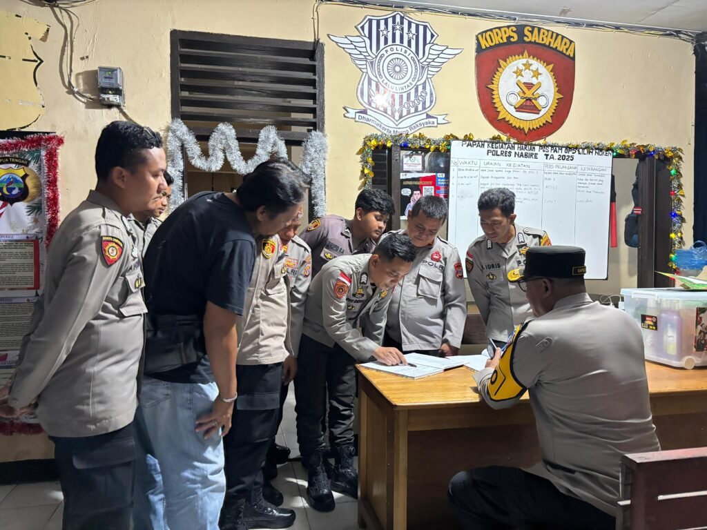 Kapolda Papua Tengah Tinjau Kesiapsiagaan Pos Ops Lilin Noken 2025 di Nabire