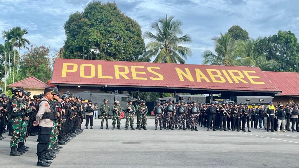 Antisipasi 1 Desember, Polres Nabire Perkuat Pengamanan dan Imbau Personel Tetap Humanis