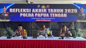 Polda Papua Tengah Gelar Refleksi Akhir Tahun 2025, Perkuat Komunikasi Demi Kenyamanan Masyarakat
