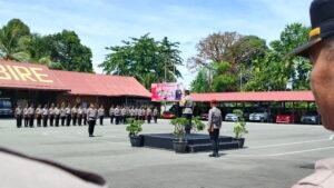 Kado Akhir Tahun, 63 Personel Polres Nabire Naik Pangkat