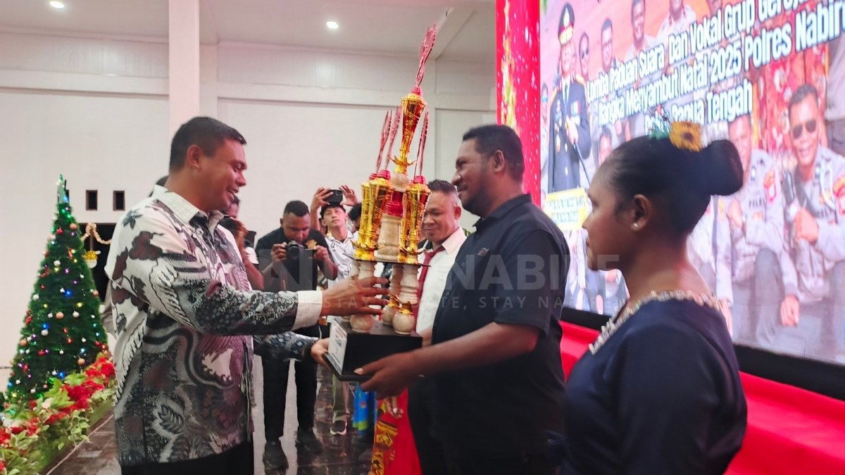 Lomba Paduan Suara dan Vokal Grup Gerejawi Sambut Natal 2025 Polres Nabire Berakhir, Ini Daftar Juaranya