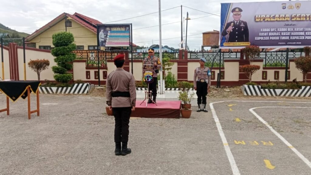 Pimpin Sertijab Pejabat Utama, Kapolres Paniai Tegaskan Mutasi Jadi Penyegaran Organisasi