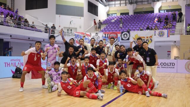 Hetson Messi Sirait, Putra Nabire Ukir Sejarah Bersama Timnas Futsal Indonesia U-16 Juara ASEAN 2025