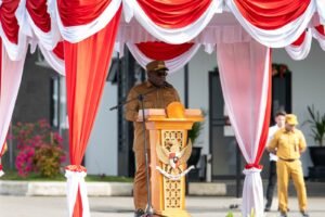 Apa yang Ditekankan Gubernur Papua Tengah di Apel Perdana 2026? Ini Arahan Lengkapnya