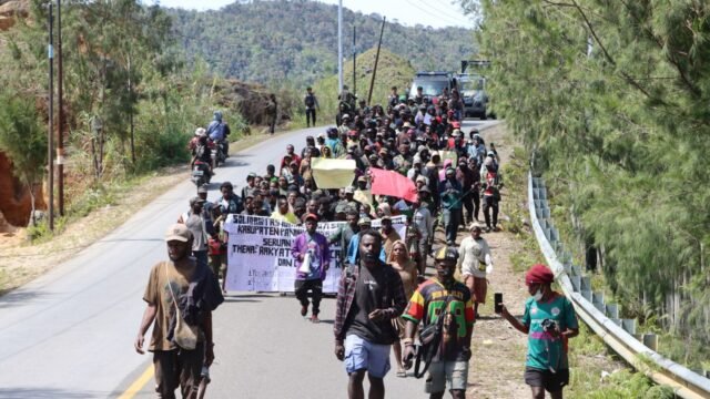 Aksi Damai SMI-KP di Enarotali Berjalan Tertib, Kapolres Paniai: Situasi Aman Terkendali