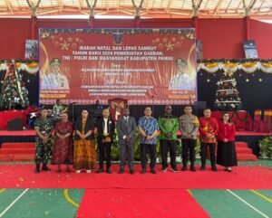 Pererat Sinergitas, Pemkab Paniai Gelar Ibadah Natal dan Lepas Sambut Tahun Baru 2026 Bersama TNI-Polri dan Masyarakat
