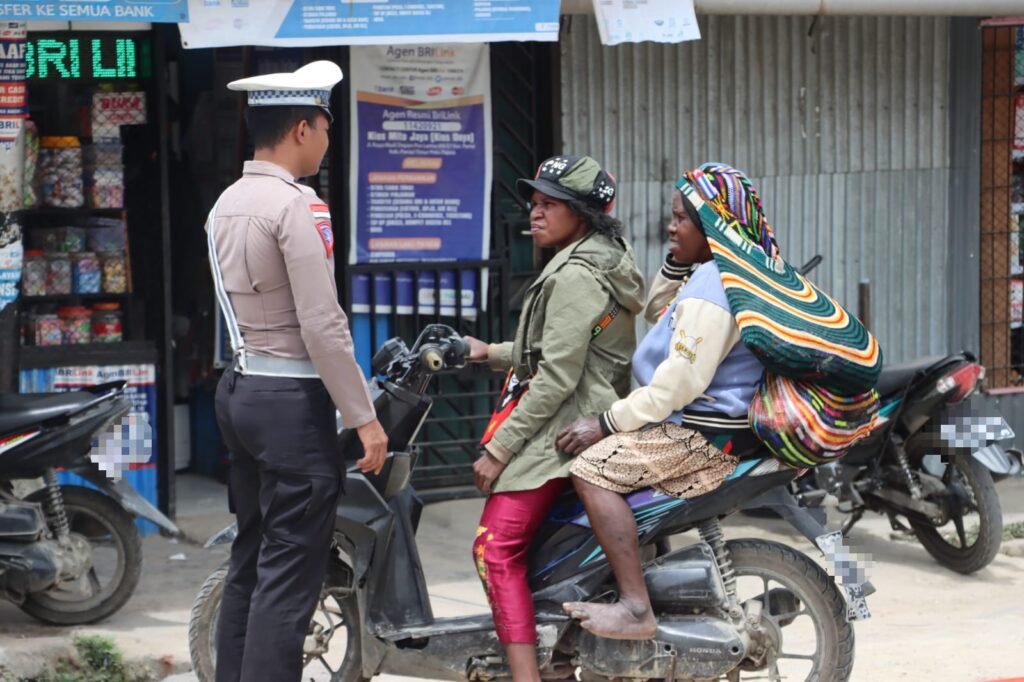 Polres Paniai Gelar Razia Operasi Keselamatan Noken 2026 di Pos Lantas Madi