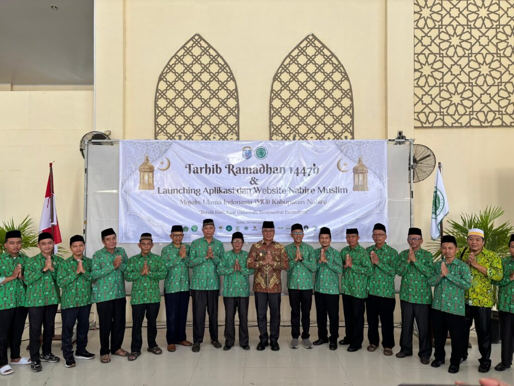Sambut Ramadhan 1447 H, MUI Nabire Resmi Luncurkan Website dan Aplikasi Nabiremuslim.com