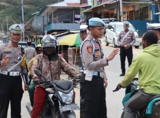 Polres Paniai Gelar Razia Operasi Keselamatan Noken 2026 di Pos Lantas Madi