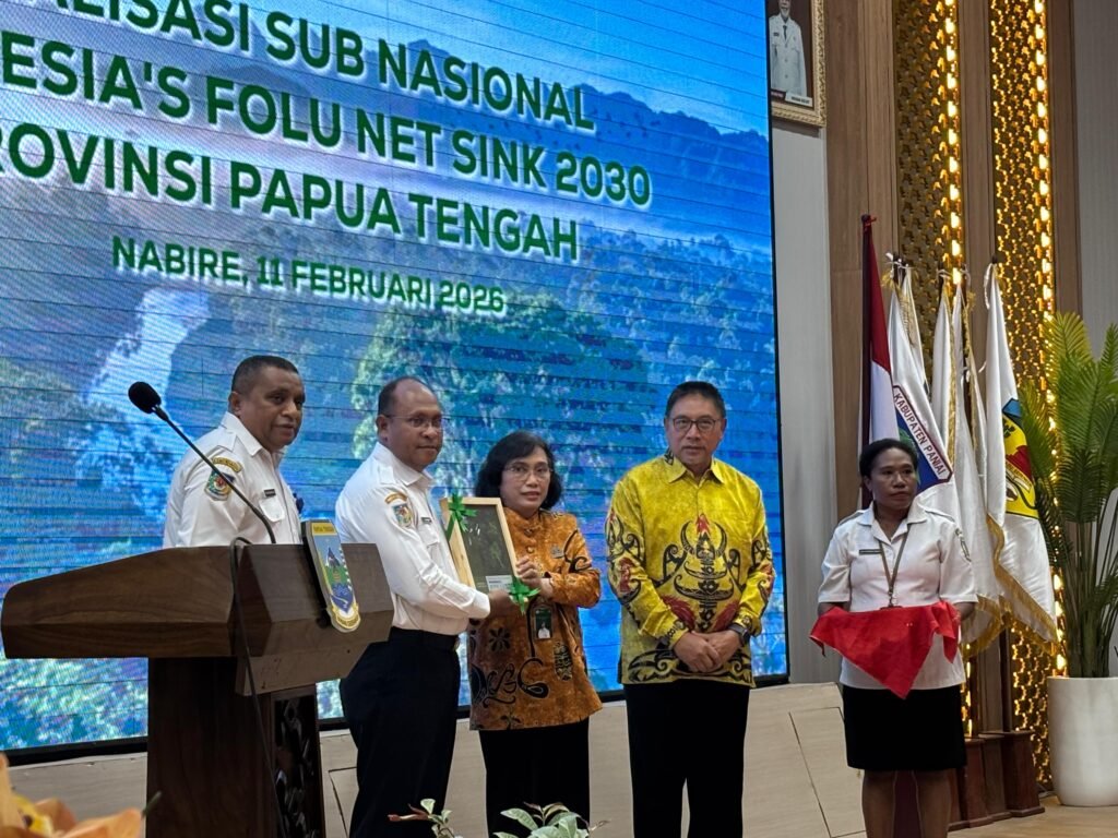 Gubernur Papua Tengah Dorong Target FOLU Net Sink 2030, Pemprov Siapkan Rencana Kerja Penurunan Emisi