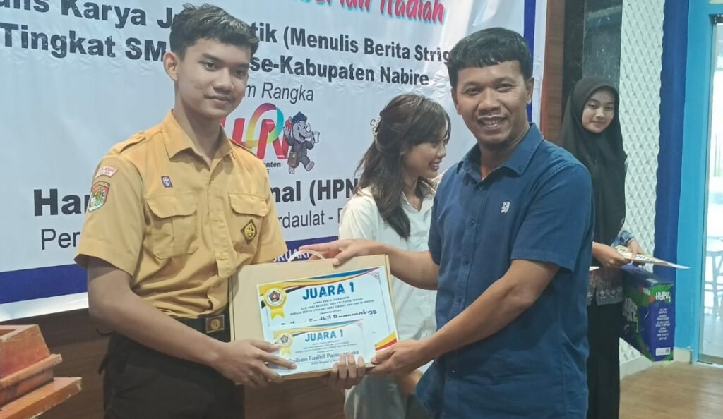 PWI Papua Tengah Umumkan Pemenang Lomba Karya Jurnalistik Straight News Tingkat SMA/SMK se-Nabire, Ini Ungkapan Para Juara