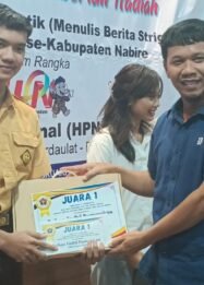 PWI Papua Tengah Umumkan Pemenang Lomba Karya Jurnalistik Straight News Tingkat SMA/SMK se-Nabire, Ini Ungkapan Para Juara