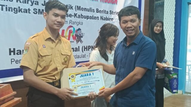 PWI Papua Tengah Umumkan Pemenang Lomba Karya Jurnalistik Straight News Tingkat SMA/SMK se-Nabire, Ini Ungkapan Para Juara
