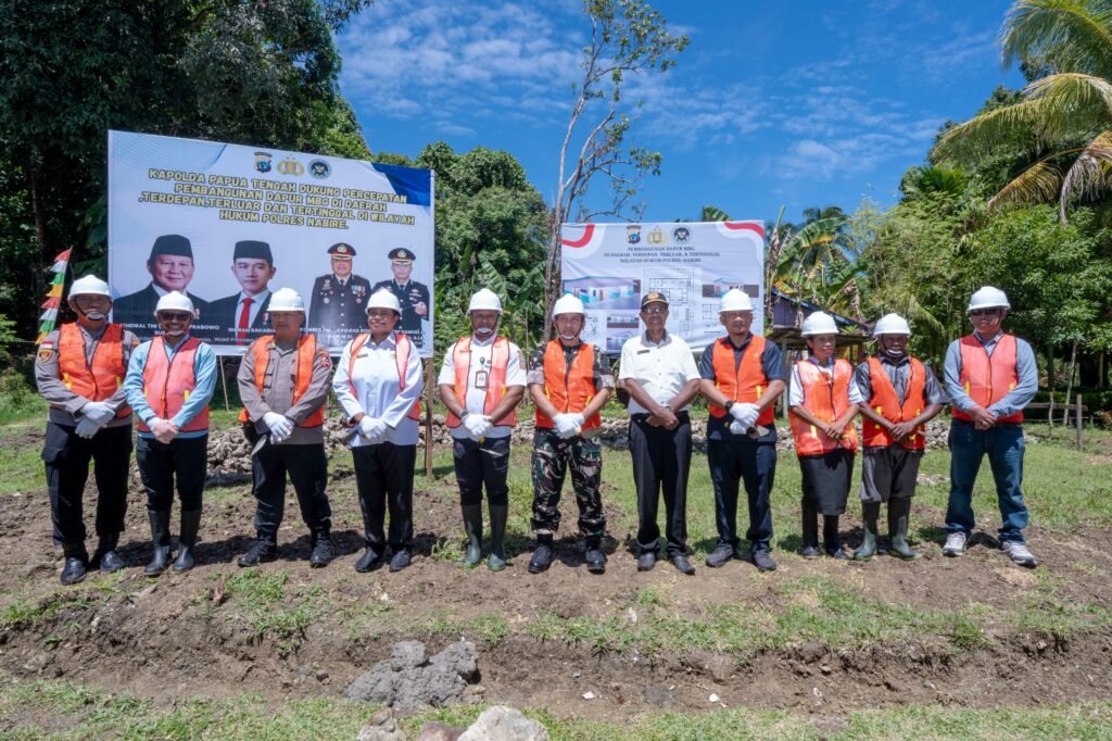 Pemprov Papua Tengah Apresiasi Groundbreaking Dapur SPPG Polri di Wilayah 3T