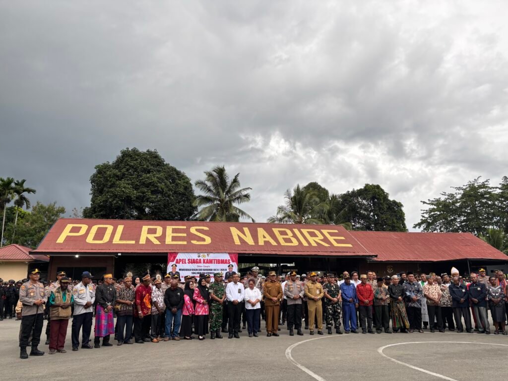 Polda Papua Tengah Gelar Apel Siaga Kamtibmas, Jamin Keamanan Ramadan 1447 H di Nabire