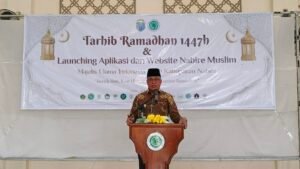 Wabup Nabire Hadiri Tarhib Ramadhan 1447 H dan Launching Aplikasi dan Webiste Nabire Muslim, Ajak Umat Bersihkan Hati dan Perkuat Ukhuwah