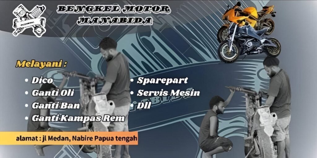 Dinan Adii, Putra Papua yang Bangun Usaha Bengkel dari Niat dan Keahlian