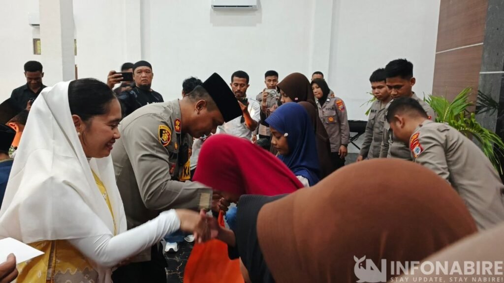 Kapolres Nabire Gelar Buka Puasa Bersama dan Santuni Anak Yatim Piatu, Perkuat Silaturahmi di Bulan Ramadan 1447 H