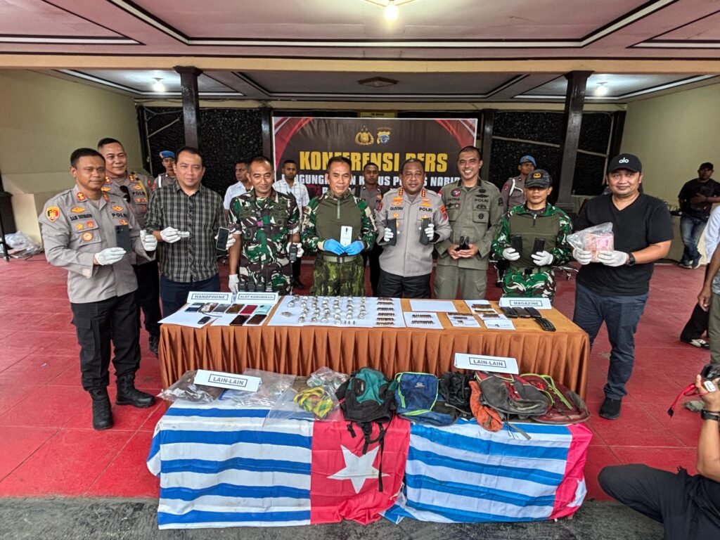 Pasca Kontak Tembak, Kamp KKB di Kali Nabarua Dikuasai Aparat Gabungan dan Sita 561 Butir Amunisi