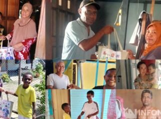 Tebar Keberkahan Jelang Idul Fitri, Wakil Ketua I DPRK Nabire Imanuel Rumbewas Bagikan 500 Parcel Lebaran