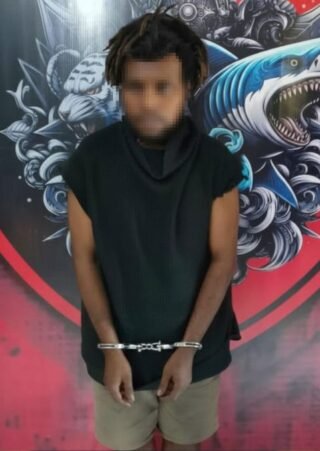 Polres Nabire Berhasil Amankan Terduga Pelaku Pencurian Handphone Di Kawasan Pasar Sp1