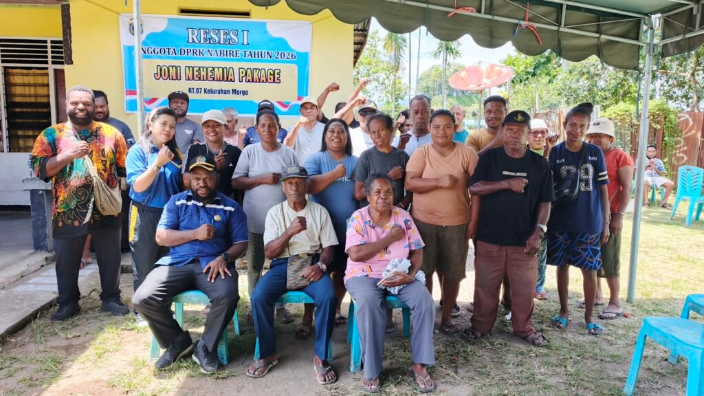 Wakil Ketua II DPRK Nabire Jhonny Nehemia Pakage Reses di Morgo, Serap Aspirasi Warga