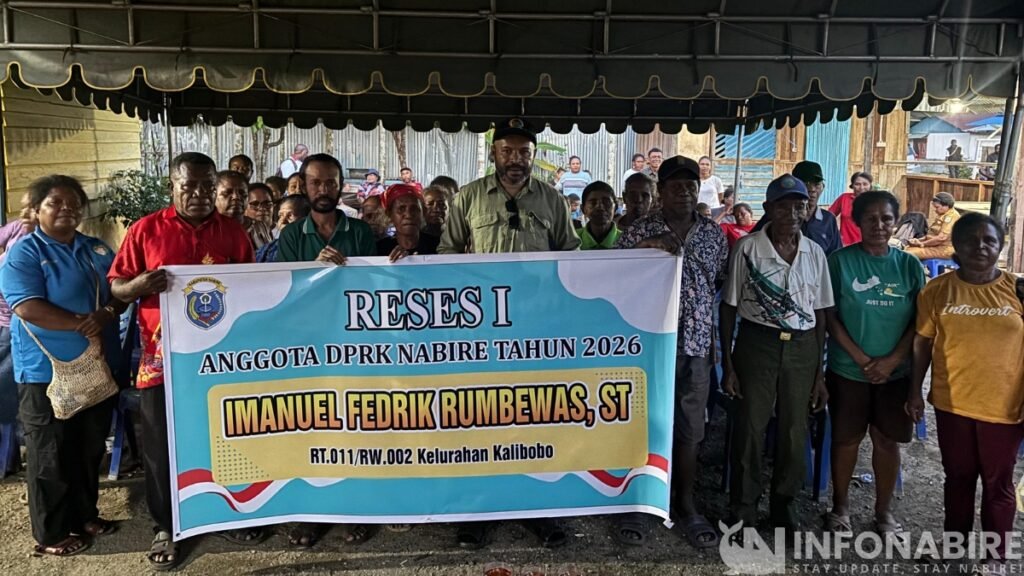 Reses di Kalibobo, Wakil Ketua I DPRK Nabire Imanuel Rumbewas Serap Aspirasi Warga dari UMKM hingga Infrastruktur
