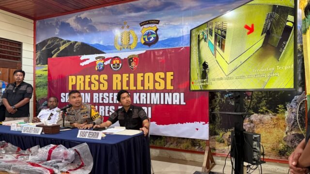 Polres Paniai Ungkap Perkembangan Kasus Kebakaran RSUD, Pelaku Terekam CCTV