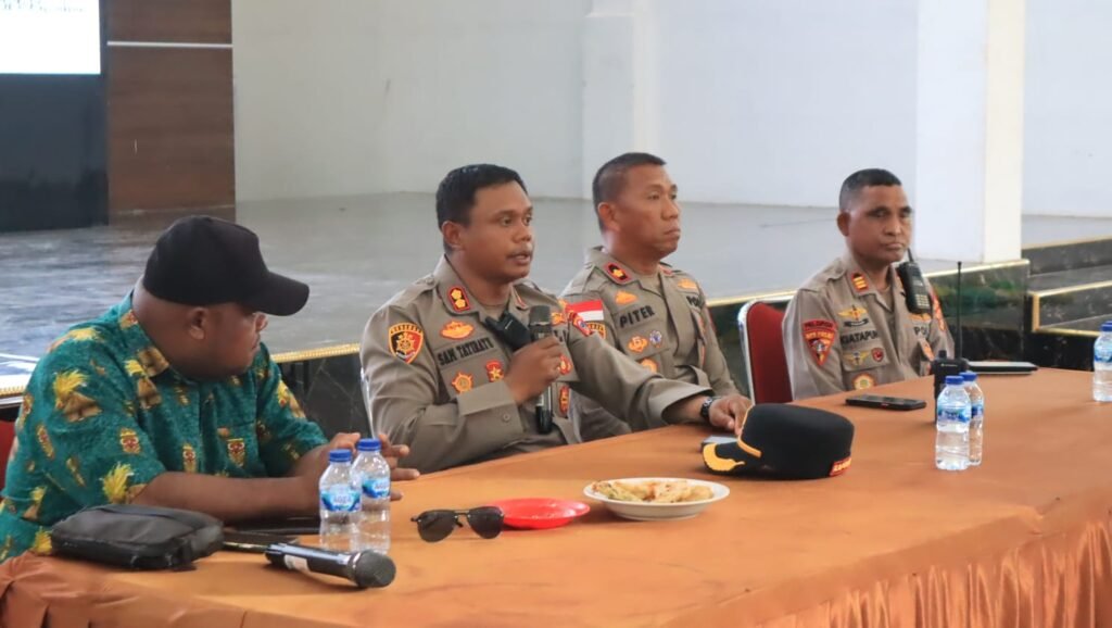 Kapolres Nabire Temui Komunitas Ojek, Ini yang Dibahas