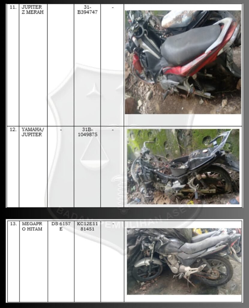 Kejari Nabire Umumkan 13 Motor Barang Bukti Tak Bertuan, Warga Diminta Cek Kepemilikan