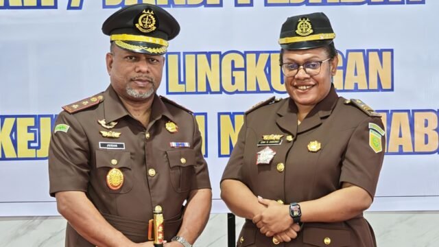 Putri Asli Papua Ema Kristina Dogomo Resmi Jabat Kasi Pidsus Kejari Nabire