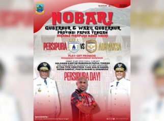 Persipura Day! Pemprov Papua Tengah Siapkan Nobar Akbar di Nabire