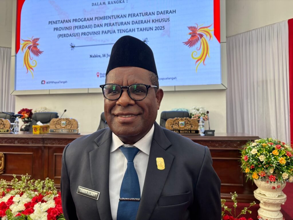 Wakil Ketua I DPRP Papua Tengah Imbau Warga Nabire Tak Bakar Lahan Saat Kemarau