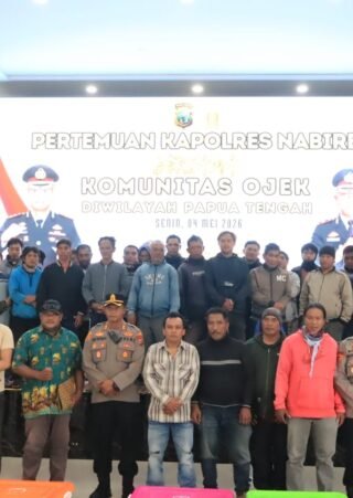 Kapolres Nabire Temui Komunitas Ojek, Ini yang Dibahas