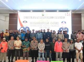 Kapolres Nabire Temui Komunitas Ojek, Ini yang Dibahas
