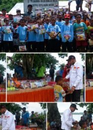 Wakil Ketua I DPRK Nabire Imanuel Rumbewas Kunjungi SD YPK Maranatha Ebenhaezer Moor, Bawa Bantuan untuk Siswa