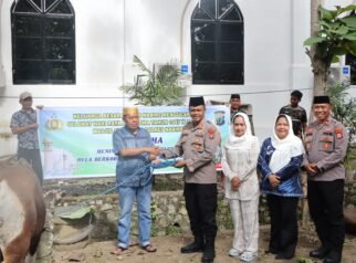 Polres Nabire Gelar Penyembelihan Hewan Kurban dan Santuni Anak Yatim Piatu di Hari Raya Idul Adha 1447 H
