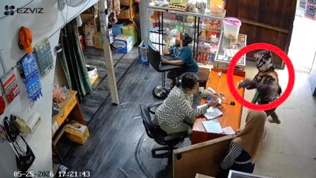 Polisi Buru Pelaku Perampasan HP Modus Minta Uang di Kios Enaro Paniai, Aksi Pelaku Terekam CCTV
