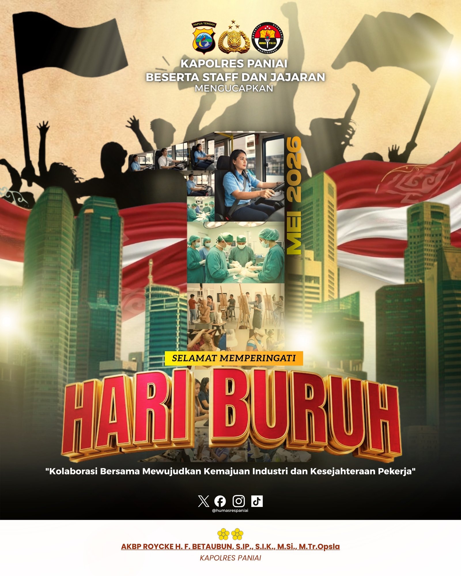 Selamat Memperingati Hari Buruh Nasional 1 Mei 2026