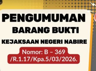 Kejari Nabire Umumkan 13 Motor Barang Bukti Tak Bertuan, Warga Diminta Cek Kepemilikan