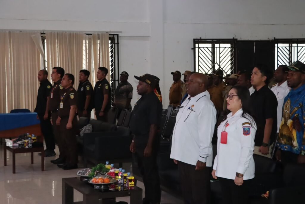 Wujudkan Tata Kelola Bersih, Polres Paniai Bersama Pemkab dan Kejari Nabire Gelar Sosialisasi Pengelolaan Keuangan dan Aset Daerah