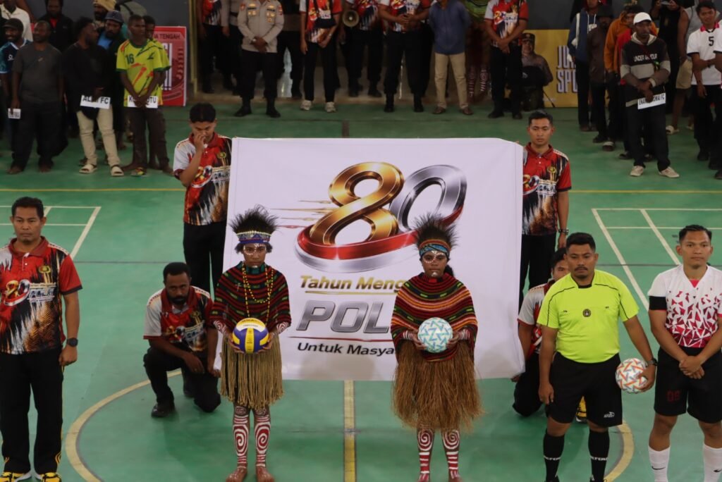 Kapolres Cup 2026, Polres Paniai, Hari Bhayangkara ke-80, Turnamen Futsal Paniai, GOR Odiyai Paniai,