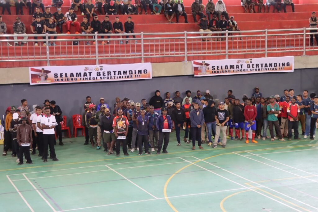 Kapolres Cup 2026, Polres Paniai, Hari Bhayangkara ke-80, Turnamen Futsal Paniai, GOR Odiyai Paniai,