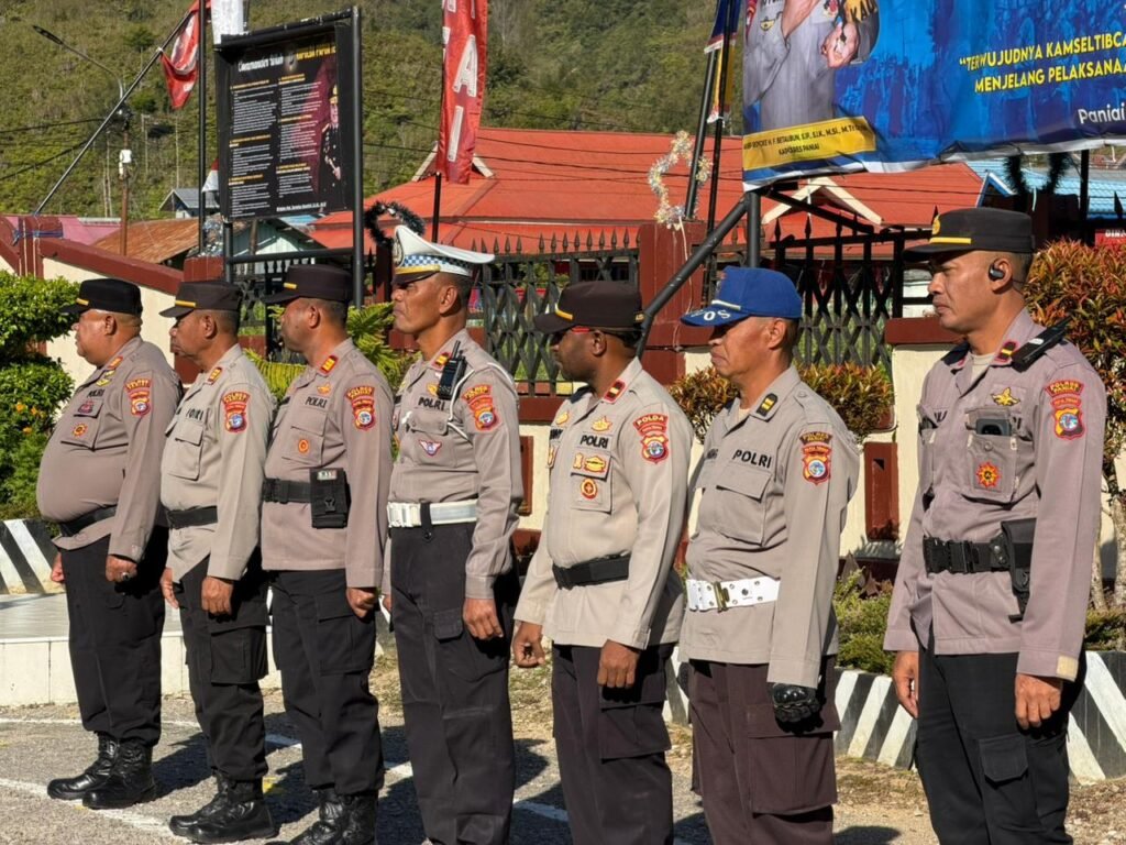 Wakapolres Paniai Tekankan Disiplin dan Semangat Personel Jelang Hari Bhayangkara ke-80